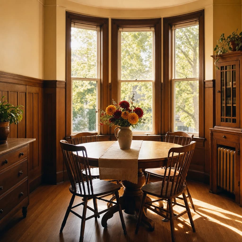 A familiar dining room kept the same way every visit